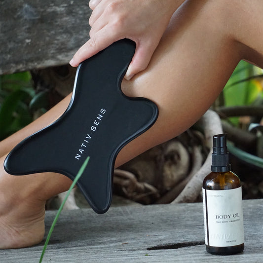 NativSens Bian Facia Blasting Gua Sha can help you see results in 7 days.